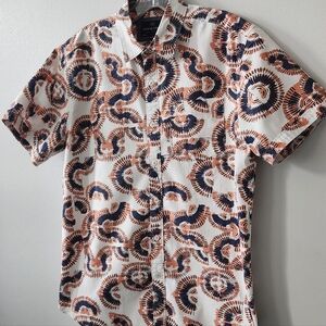 Nickel And Iron Men's Patterned Short Sleeve Shirt